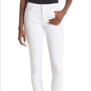 Joe’s The Icon Skinny Mid Rise White Jeans